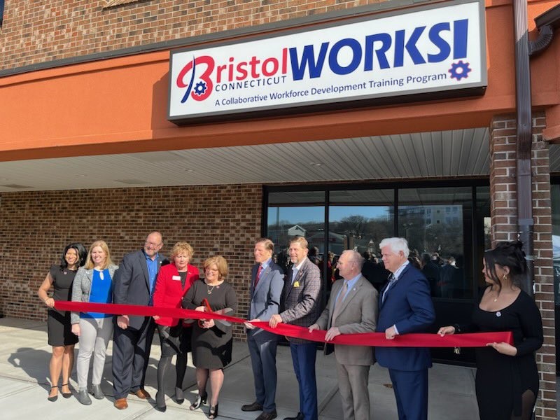 Blumenthal attended the grand opening of BristolWorks!. 
