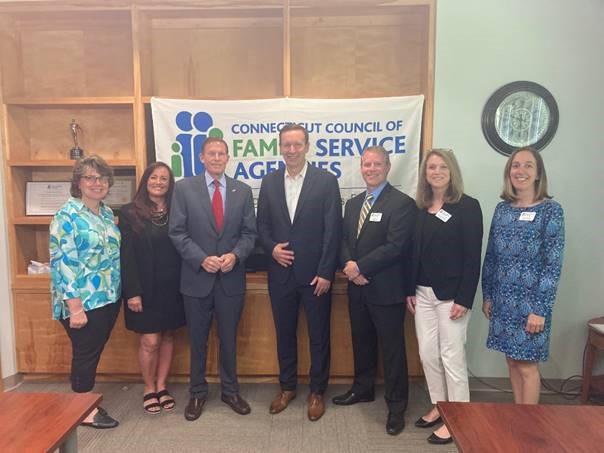 U.S. Senators Richard Blumenthal and Chris Murphy (D-CT) joined the CT Council of Family Service Agencies, Inc. (CCFSA) to announce $368,900 in federal funding for early intervention and screening to address the grave youth mental health crisis. 