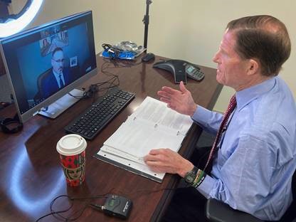 U.S. Senator Richard Blumenthal (D-CT) met virtually with President-elect Joe Biden’s nominee for Secretary of Education, Connecticut Commissioner of Education Dr. Miguel Cardona.