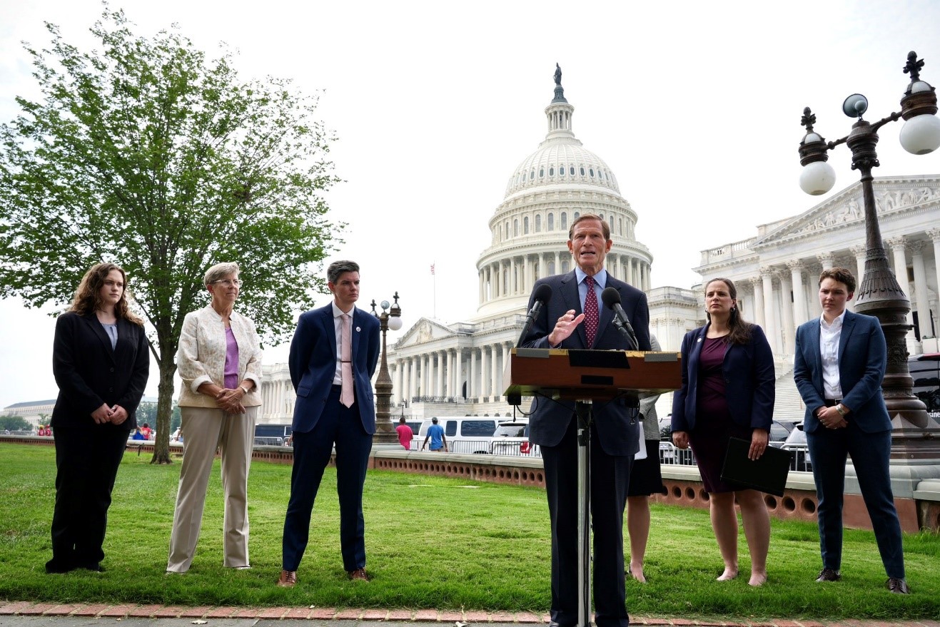 Blumenthal joined Minority Veterans of America (MVA) and other veteran and LGBTQ+ organizations to highlight efforts to ensure that veterans are able to seek healthcare through the U.S. Department of Veterans Affairs (VA) free from discrimination.