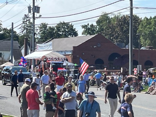 Blumenthal attended the Goshen Fair, Bridgewater Tractor Parade, Odyssey Festival, and Newtown Labor Day Parade.