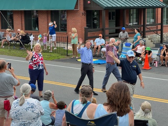 Blumenthal marched in the East Hampton Old Home Day and Bridgeport Puerto Rican Day Parades.