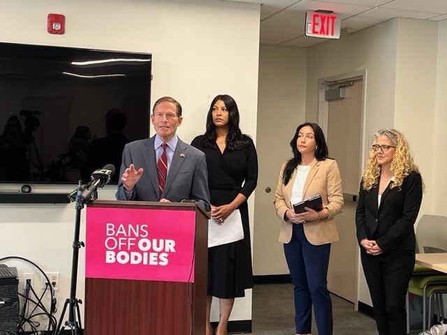 Blumenthal joined advocates to call on Congress to pass the Right to Contraception Act, legislation that would codify and strengthen the right to birth control, which the Supreme Court first recognized more than half a century ago in its Griswold v. Connecticut decision. 
