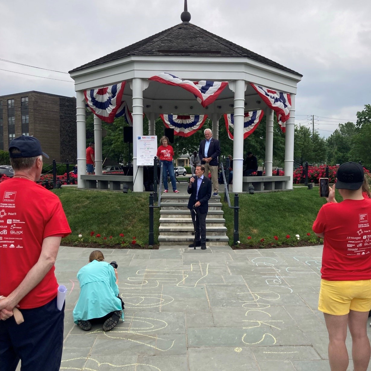 Blumenthal joined the Connecticut Veterans Legal Center Run.Walk.Ride event in Norwalk.
