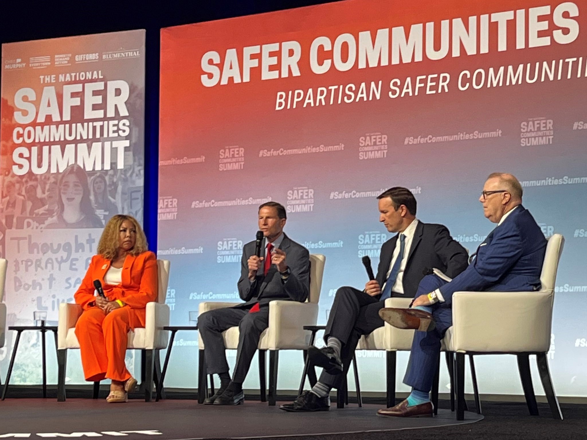 Blumenthal also joined Murphy, GIFFORDS, and Everytown for Gun Safety and its grassroots networks Moms Demand Action and Students Demand Action in hosting President Joe Biden, elected leaders, Biden-Harris Administration officials, survivors of gun violence and hundreds of gun safety advocates in Hartford, Connecticut for the National Safer Communities Summit to celebrate the first anniversary of the passage of The Bipartisan Safer Communities Act (BSCA).