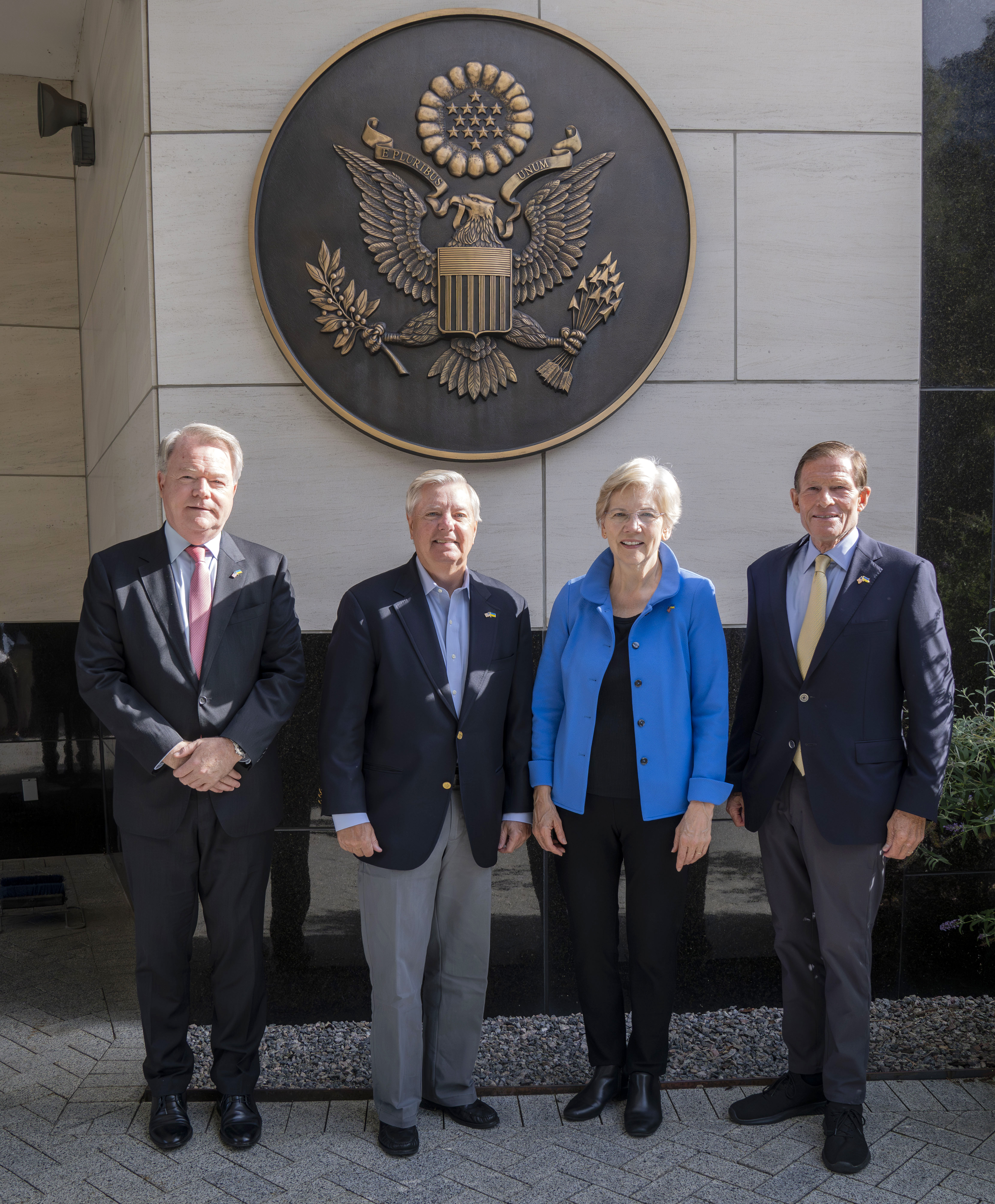 Senators Blumenthal, Graham, & Warren Visit Ukraine