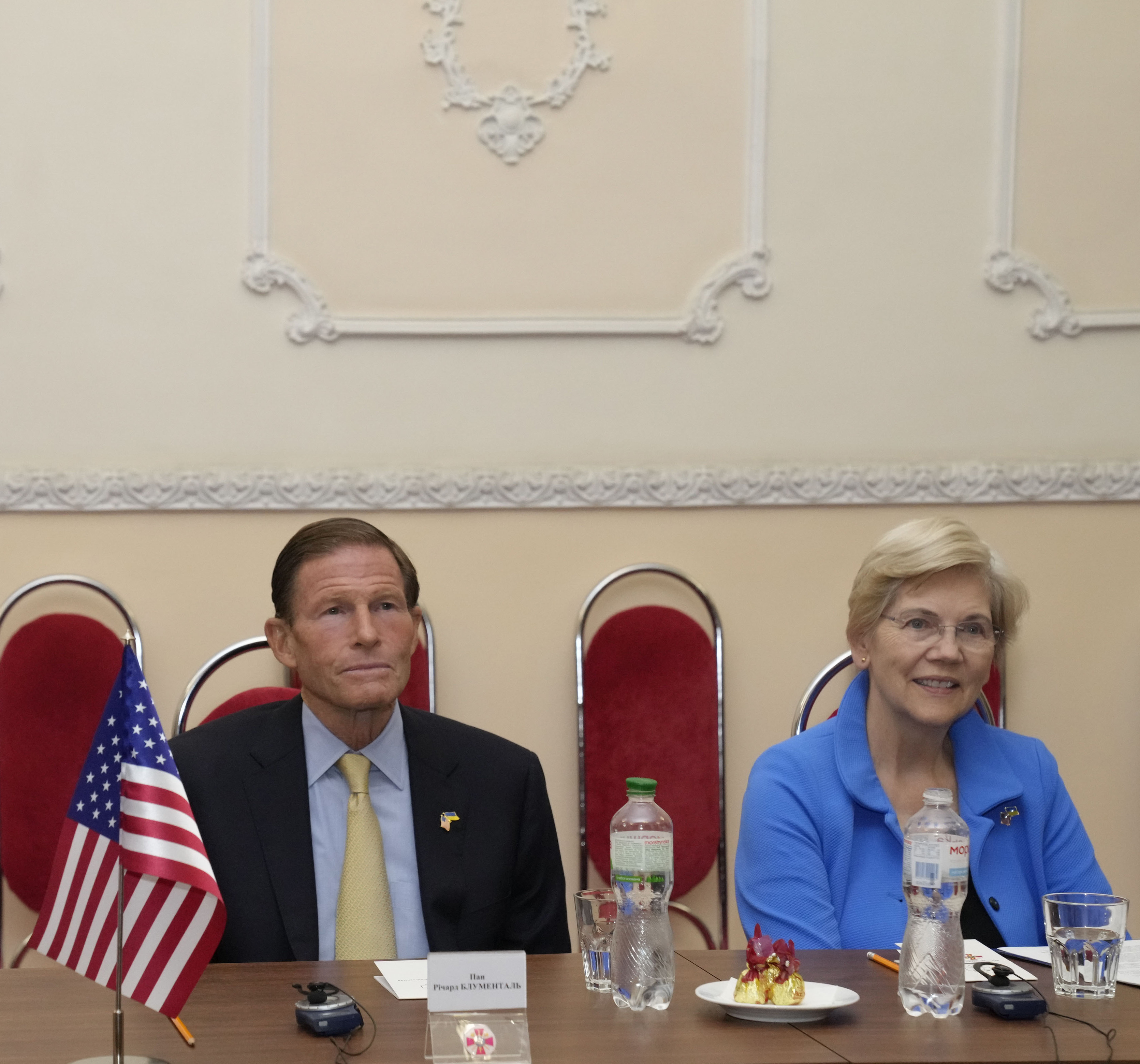 Senators Blumenthal, Graham, & Warren Visit Ukraine